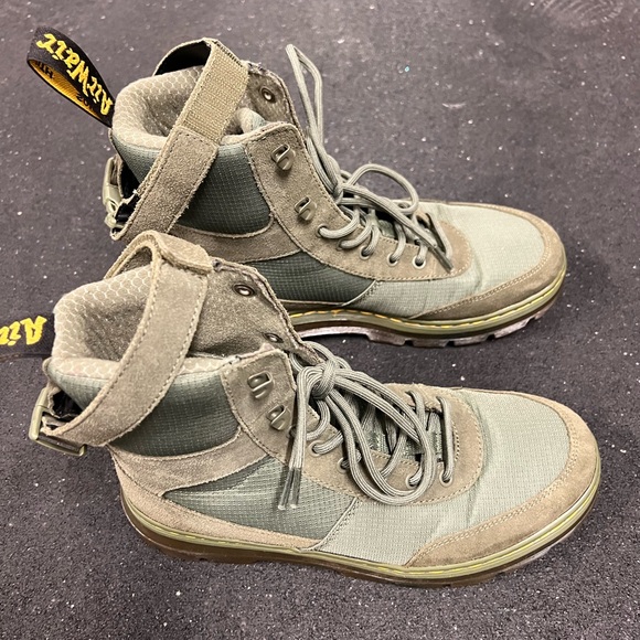 Dr. Martens Combs Tech Casual Boots Olive Green Sz. 9 - Picture 5 of 6
